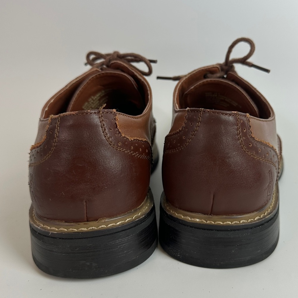 The Original Penguin by Musingwear Brown Leather Dress Shoes Welton Mens 10.5 - Picture 5 of 13